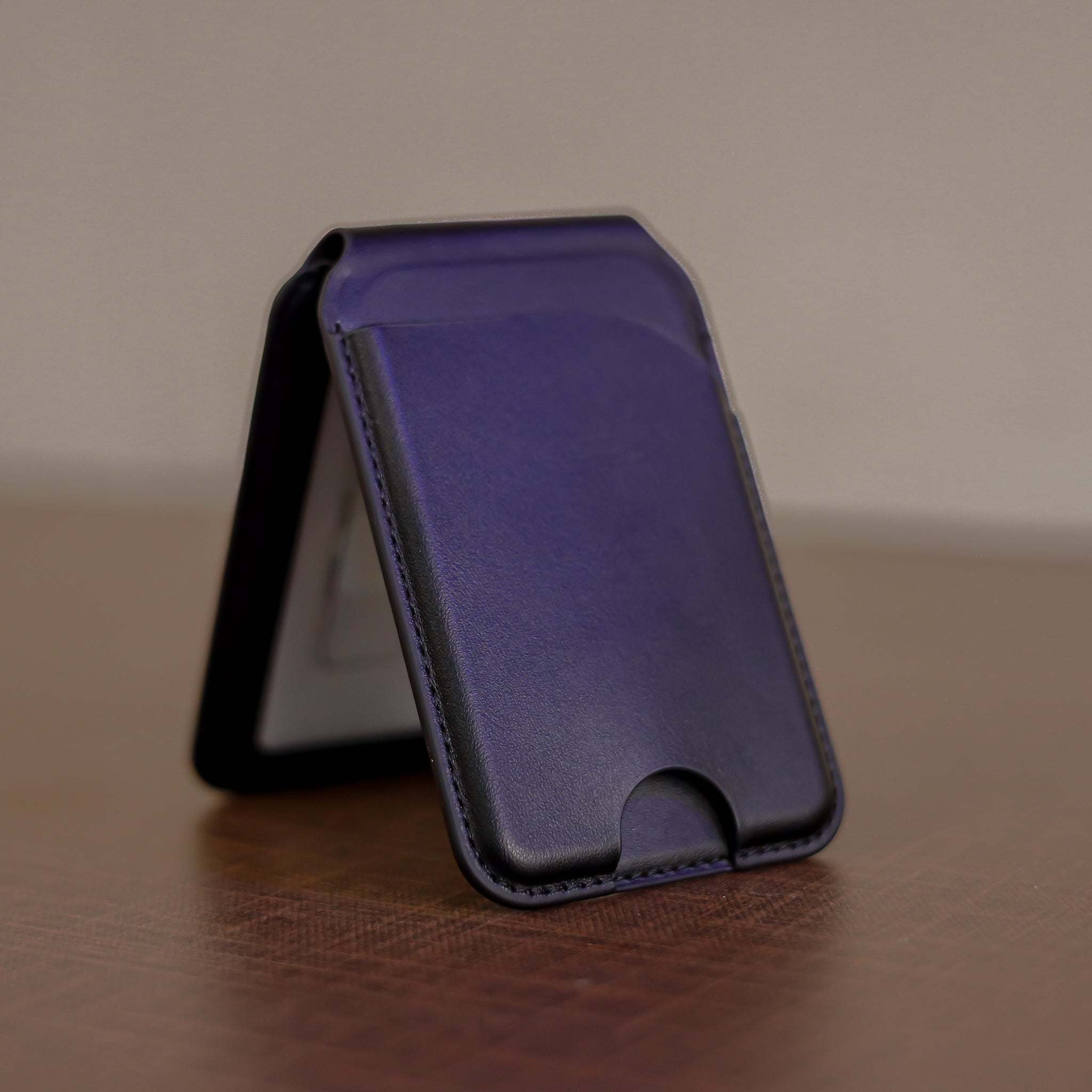 Premium Leather MagSafe Wallet & Stand