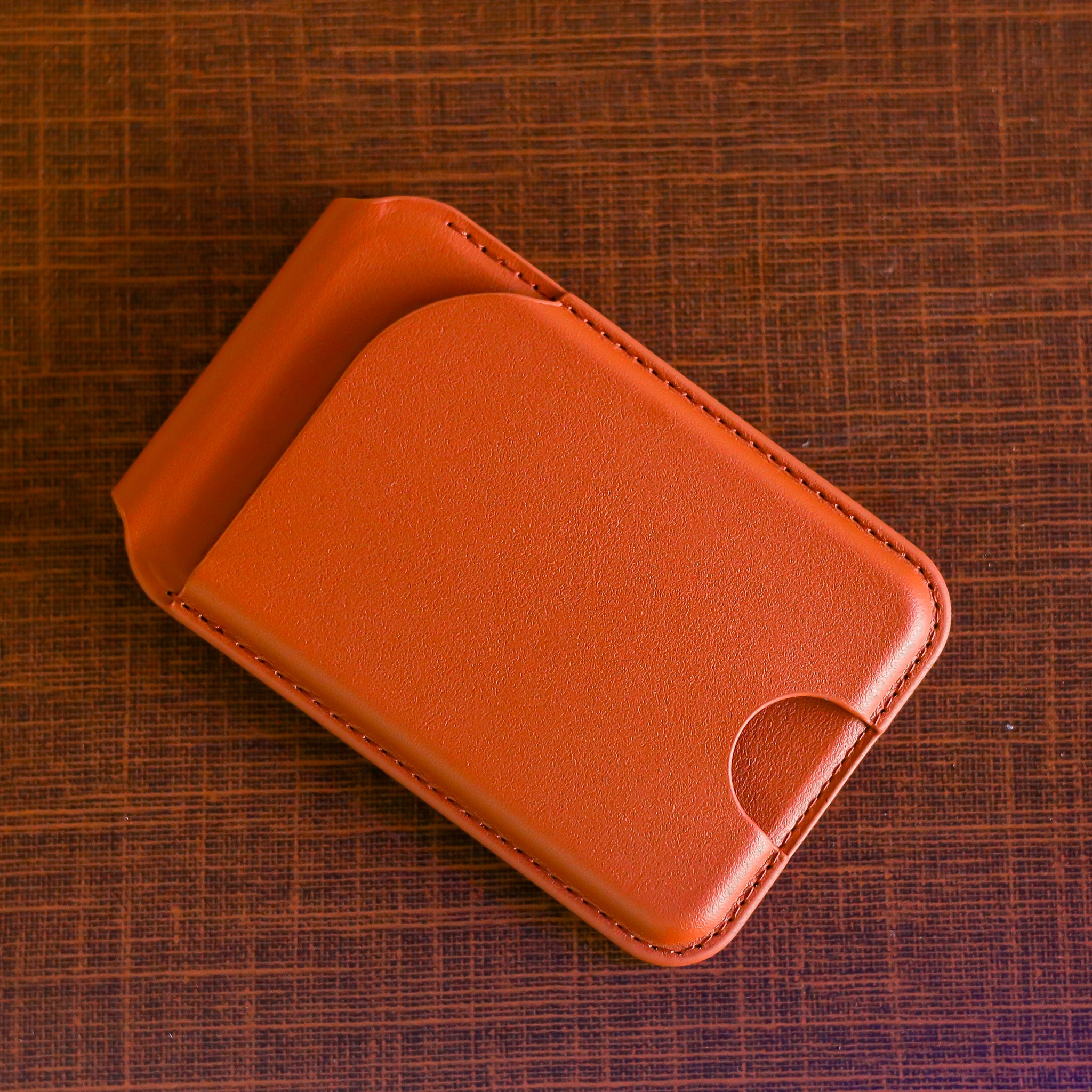 Premium Leather MagSafe Wallet & Stand