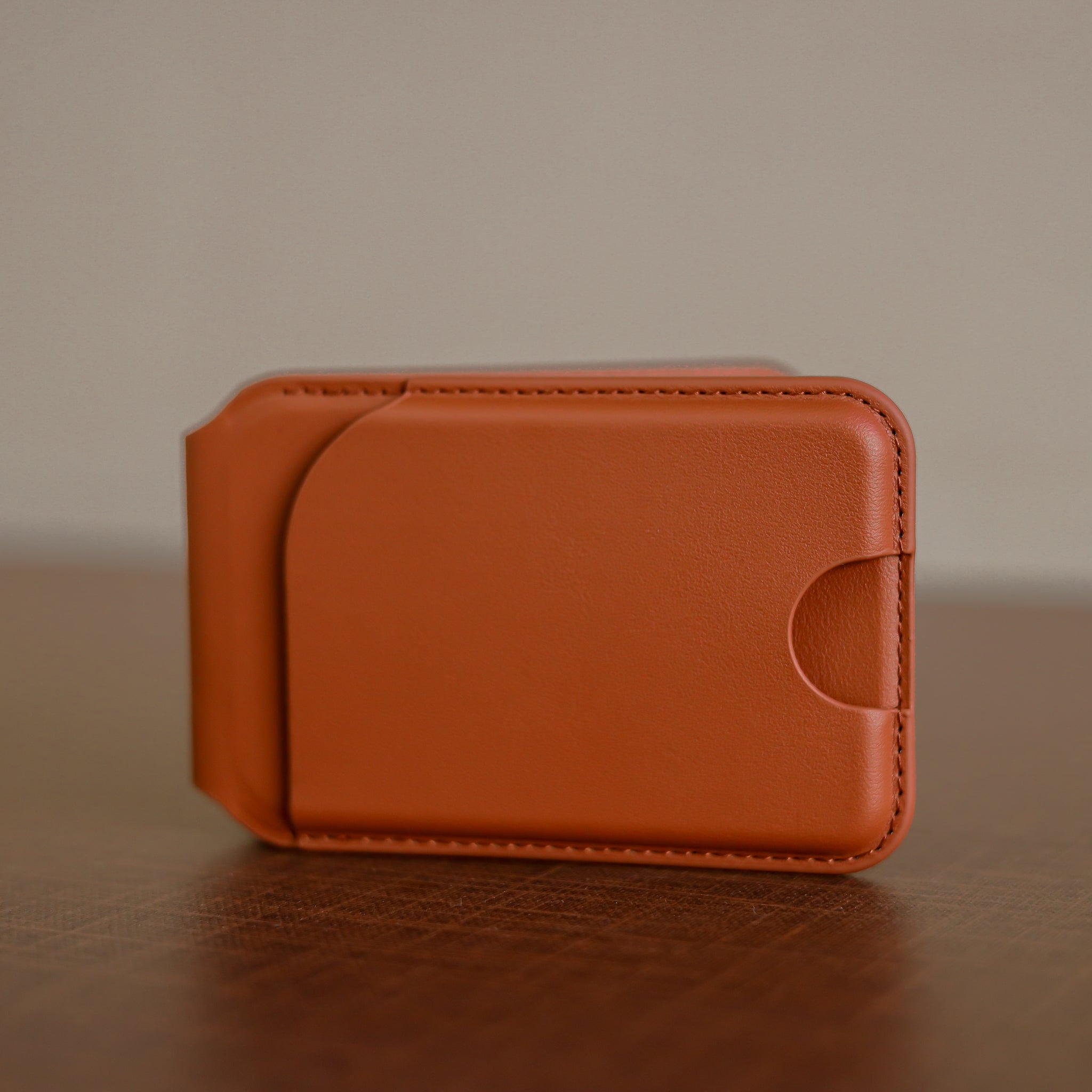 Premium Leather MagSafe Wallet & Stand